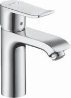 Metris Wastafel / Lavabo Eengreepsmengkraan 110 ComfortZone 110 - met M2 cartouche met keramische schijven - QuickClean perlator met debietbegrenzer 5 l/min - 2 aansluitslangen met moer G 3/8 -