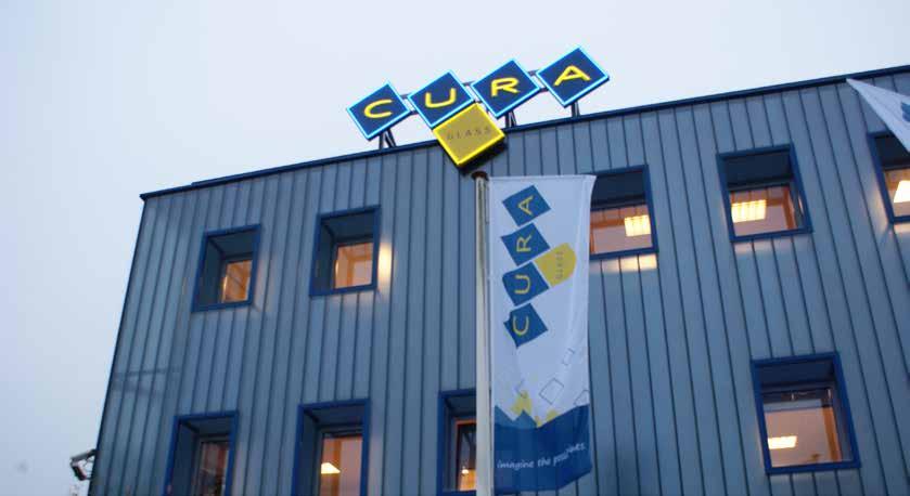 CURA Glass: Wij zorgen voor glas We zijn er trots op ons bedrijf te mogen presenteren dat met meer dan 170 medewerkers en een omzet van 37 miljoen euro in 2016 tot Europa s grootste leveranciers van