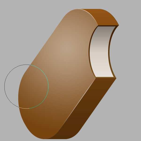 Stap 15 Activeer laag "Highlight", Gum aanklikken, zet de Hoofddiameter op 240 pixels, Hardheid op 0%, Modus = Penseel (in optiebalk),