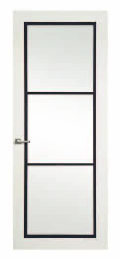 Glasdeur JBG 120 blank glas* Glasdeur JBG