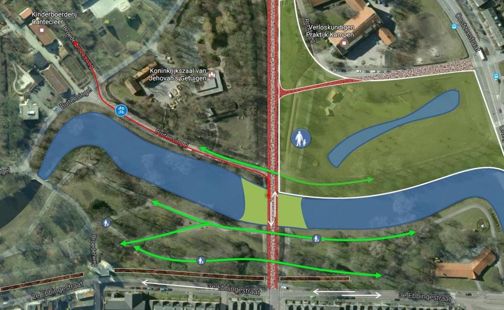 Meeuwenplein/De Bongerd Handhaven van de huidige 149 parkeerplaatsen primair voor bezoekers Albert Heijn en de oude binnenstad (o.a. Stadsgehoorzaal) met regime max.