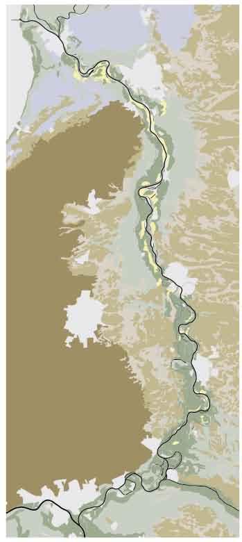 4.2.3 KANSEN De maatregelen die nodig zijn om de hoogwaterveiligheid langs de IJssel ook in de toekomst te garanderen zullen plaatselijk leiden tot belangrijke ruimtelijke transformaties.