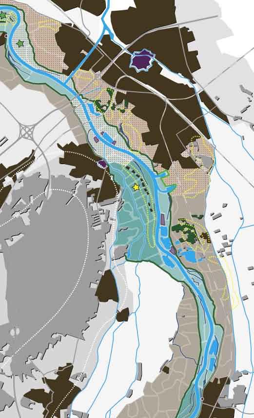 6.3 ENSEMBLES SALLANDSE IJSSEL De Sallandse IJssel heeft een vrij recht verloop met kenmerkende hanken.