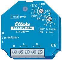 Gecodeerde telegrammen, bidirectionele radiocommunicatie en repeaterfunctie kunnen inge-schakeld worden. Slechts 0,8 Watt stand-by verlies. Voor inbouw. 45mm lang, 45mm breed, 33mm diep.