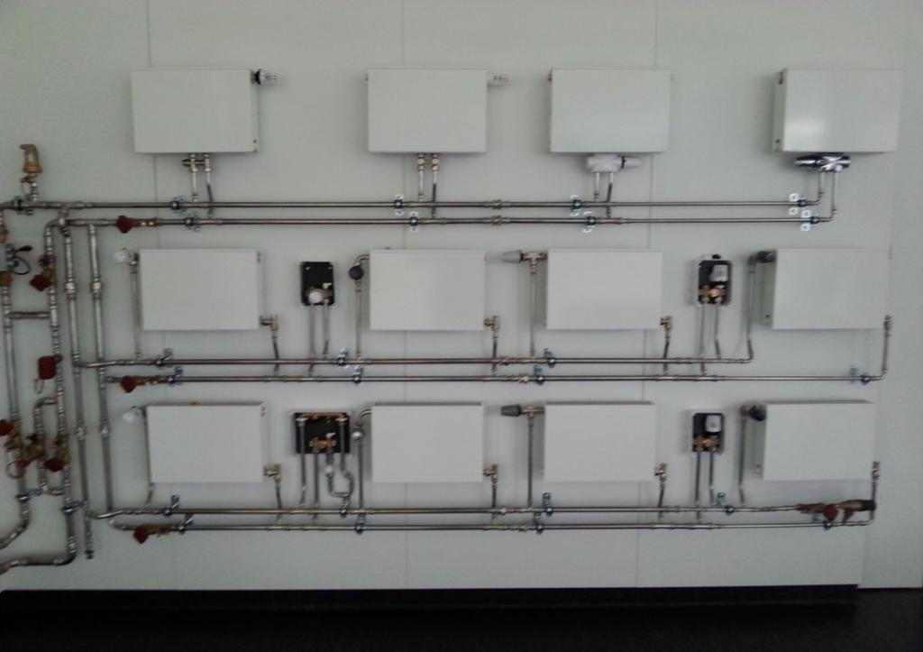 8 Praktijk Praktijk In de praktijk moet er een onderscheid gemaakt worden tussen de optimalisatie van radiatoren van een labo opstelling en de optimalisatie van distributie kringen uit het