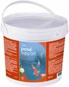 POND SUPPORT Pond Support biedt een ruim assortiment aantrekkelijk geprijsde waterbehandelingsmiddelen voor (koi) vijvers en zwemvijvers.