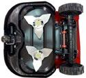 Robomow RS-modellen Hoofdstuk 8 Specificaties Afmetingen 73,5 cm l x 66 cm b x 31 cm h (29 l x 26 b x 12.2 h) H Gewicht 19 kg inclusief accu. Geluidsniveau Eco mode: 66 db gemeten (Garandeerd 68 db).