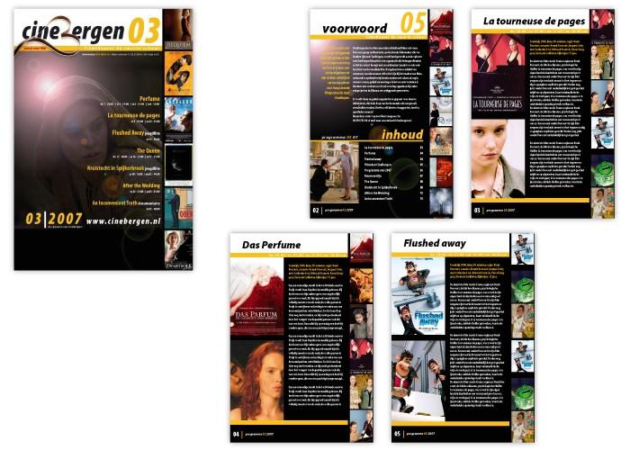 Publiciteit Cinebergen brengt haar filmprogramma en activiteiten onder de aandacht van het publiek met gebruikmaking van zowel de oude als de nieuwe media.