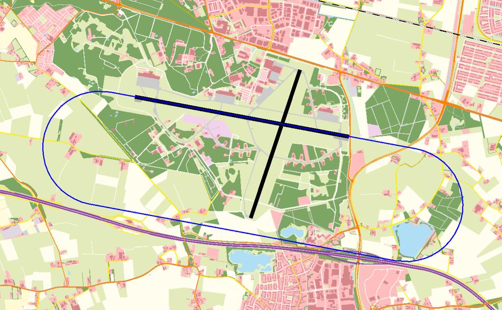 een rondje vliegt, meestal in de directe nabijheid van de luchthaven.