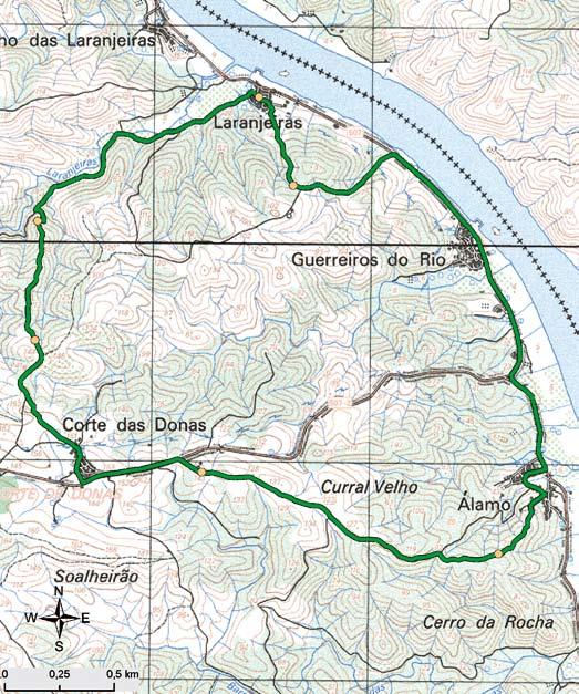 1 A E D C B 300 topographic 0 0,25 0,5 km 0 0 5000 10000 topografisch profiel (m) stroom, stroom.