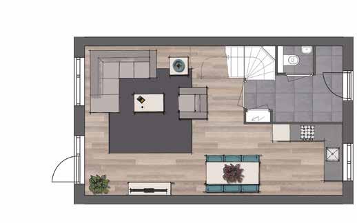 Met een 1,2 m uitbouw realiseert u een extra ruime woonkamer met volop leefruimte voor u en uw gezin.