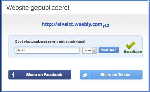 Je site publiceren STAP 32 STAP 33 Wanneer je site helemaal afgewerkt is, dan zal je je site online moeten plaatsen.