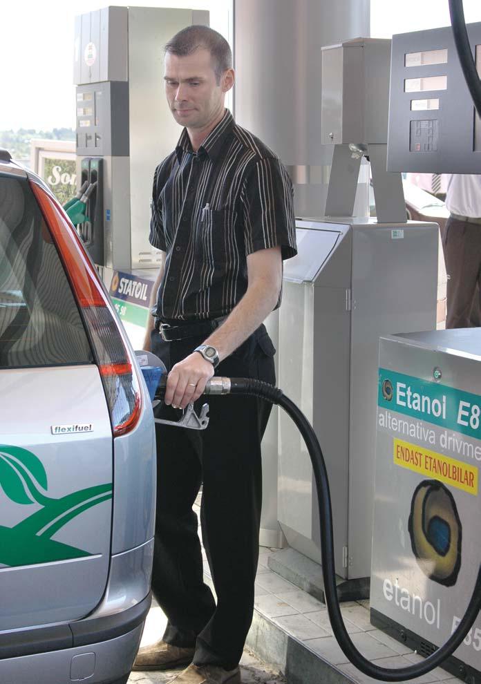 MILIEU Nieuwe Ford Focus Flexi-Fuel Bio-ethanol is booming business in Zweden.