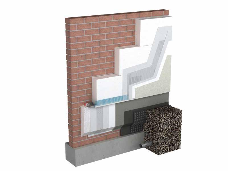 Algemene detailtekeningen Knauf Skin Basis Isolatiemateriaal EPS 040 Hecht- en wapeningsmortel SM 700 PRO Quartz-Primer Aluminium