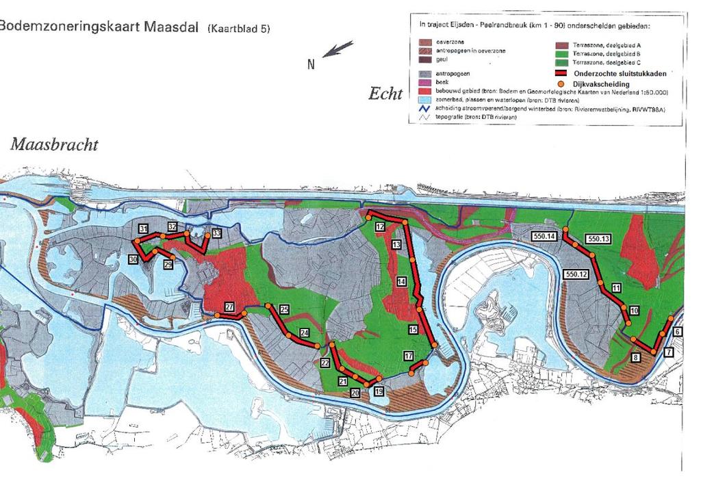 Effecten van het plan Waterschap Roer en Overmaas Op basis van het uitgevoerde vooronderzoek zijn met uitzondering van het hetgeen bovenstaand is vermeldt geen aanvullende potentiële puntbronnen dan