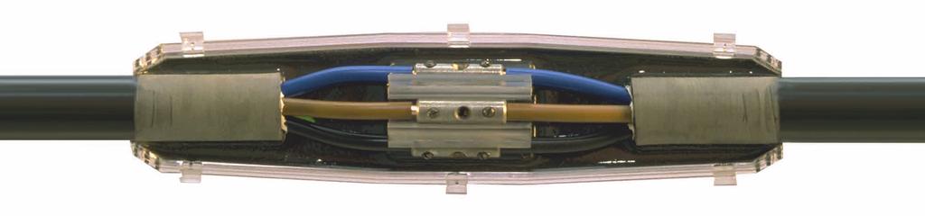 Verbindingsmoffen Giethars verbindingsmof type M...V met schroef verbinders Universeel verwerkbare verbindingsmof voor het verbinden van laagspannings-, telecom- en signaal kabels.