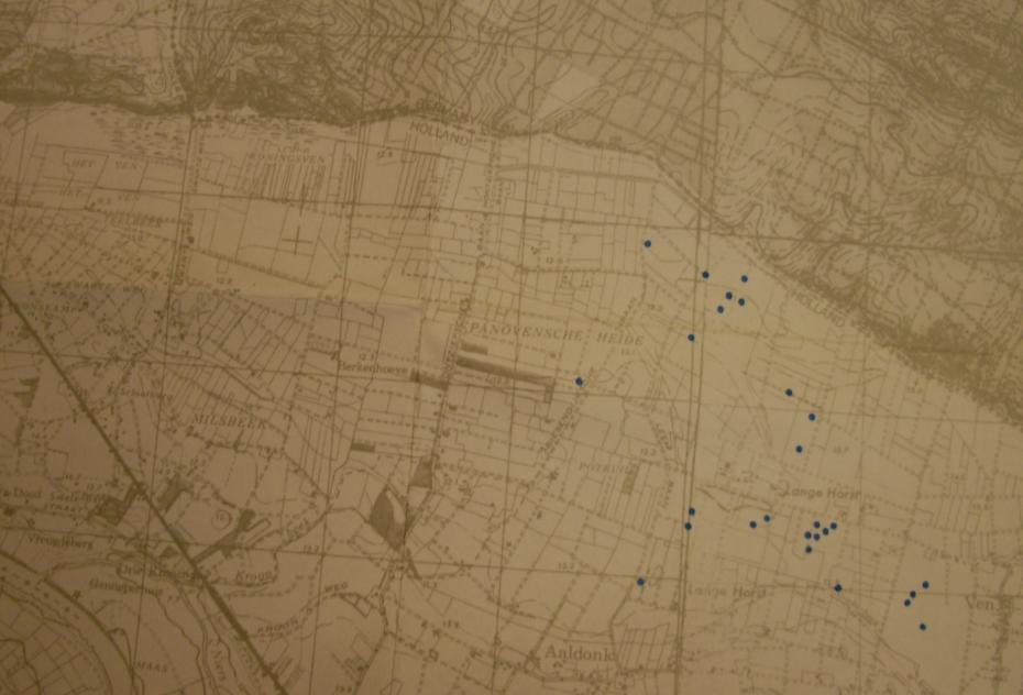 200 yards 2.2 Grondoorlog 1944 2.2.1 Operation Market Garden In kader van Operation Market Garden vonden er in september 1944 abusievelijk luchtlandingen in het onderzoeksgebied plaats.