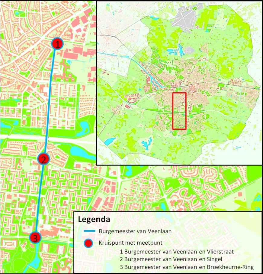 Burgemeester M. van Veenlaan Tussen de Haaksbergerstraat en de Zuiderval bevindt zich een verbindingsweg tussen Enschede Zuid en het centrum.