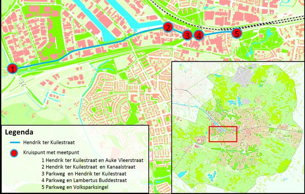 Hendrik ter Kuilestraat Parallel aan de Westerval ligt de Hendrik ter Kuilestraat, deze weg vormt een belangrijke ontsluiting van het havengebied.