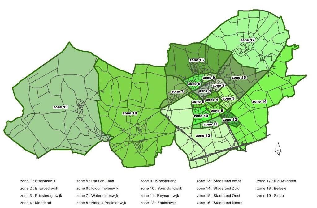 1. Wijkindeling