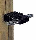 poortgreepanker voor het inhaken van een poortgeep aan twee zijden. Voor bevestiging op houten palen.