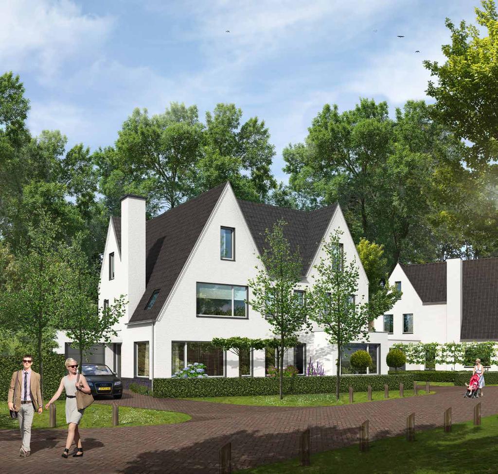 2 onder 1 kapwoningen, type 1 Deze zeer royale halfvrijstaande villa is er in 2 varianten. Bij type 1.