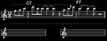 Je kan de blues toonladder nu gaan instuderen zoals de pentatonische