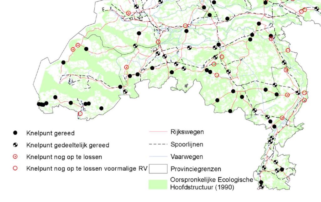 Toelichting Om te komen tot deze lijst van knelpunten borduurde het MJPO 2004-2018 voort op de maatregelen die naar aanleiding van het Tweede Structuurschema Verkeer en Vervoer waren getroffen op