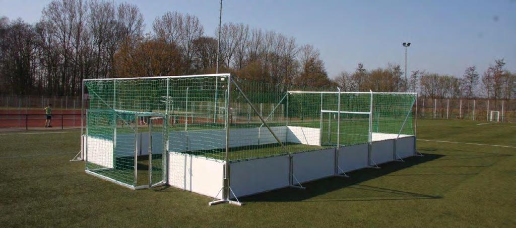 OPTIONEEL: BASKETBALINSTALLATIE 4 4 4 Boarding / soccercourt Flexi