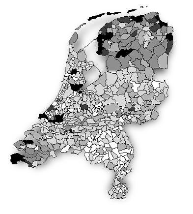 Fre per leerling De toegekende formatie, inclusief de gewichtenregeling (uitgedrukt in formatierekeneenheden per leerling), is niet evenredig over het land verspreid.