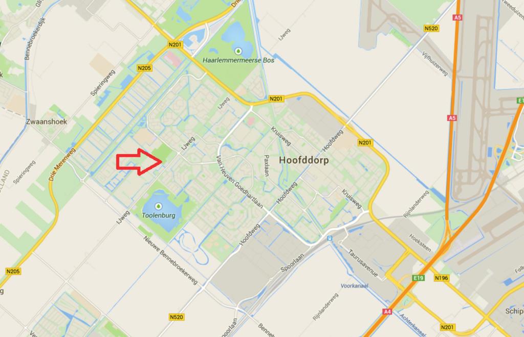 ROUTEBESCHRIJVING Sportcomplex De IJvelden, IJweg 1155, 2133 MJ Hoofddorp Vanaf A4 / A5: Neem afslag 3 Hoofddorp. Volg de borden Hoofddorp-station.