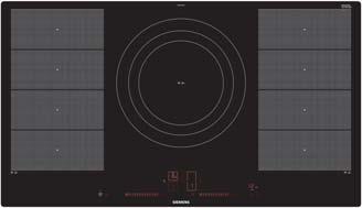 Vitrokeramische inductiekookplaten 90 cm breed EX 901LVC1E iq700 EX 275FXB1E iq700 flexinduction Vitrokeramische inductiekookplaat 90 cm flexinduction Vitrokeramische inductiekookplaat 90 cm