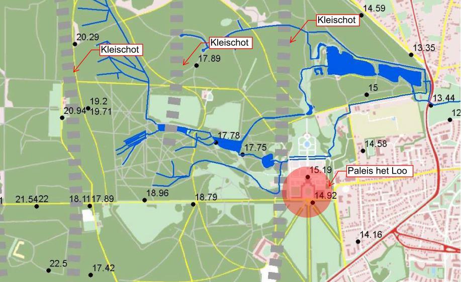 Figuur 3: Doorsnede ondergrondse uitbreiding met bouwputvariant met injectielaag 5.