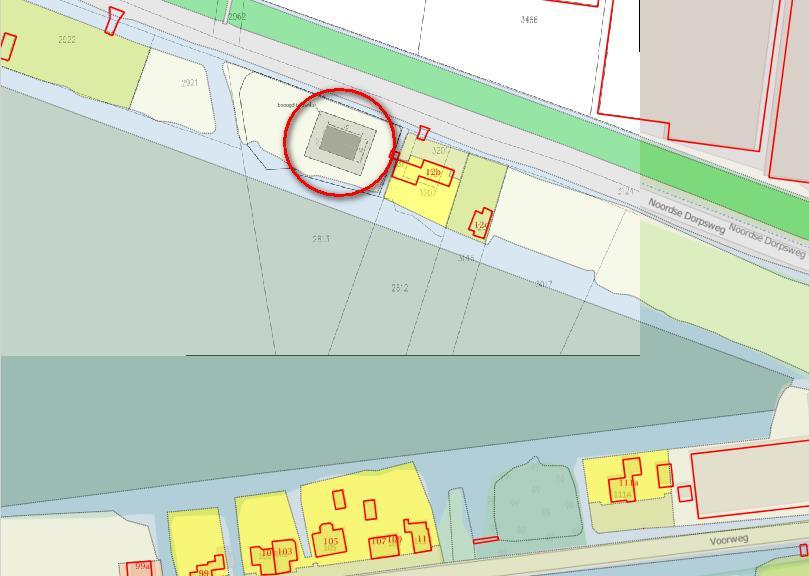 1. INLEIDING De initiatiefnemer heeft het voornemen een woning te realiseren aan de Noordse Dorpsweg naast 12b te Noorden.