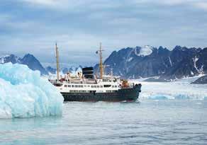 elegant meubilair en comfortabele buitenhutten. - Interactief activiteiten centrum en verwarmd buitenzwembad. MS SPITSBERGEN Het Arctische expeditie schip Verbouwd in 05.