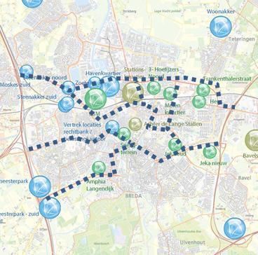 Passende Beoordeling Structuurvisie Breda 2030 Als gevolg van de structuurvisie verschuiven verkeersbewegingen. In de huidige situatie rijdt het verkeer door Breda over verschillende wegen.