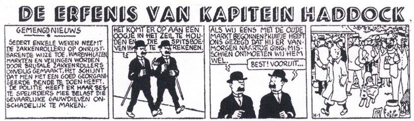 Hergé laat op 23 september weten dat zijn beletteraar op dit moment de Vlaamse teksten van Lotus afmaakt en dat zijn vertaler bezig is met Congo.