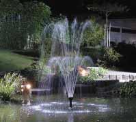 Aquarius Fountain Set Eco Sterke fonteinpompen met energiezuinige aandrijving PRO Fontein: Vulkaan Fonteinen & Fonteinpompen Vulkaan Lava Ø cm H cm Ø cm H cm 155 220 90 Set 5500 240 275 90