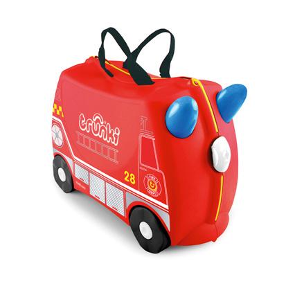 Voor de eerste vliegreis staat deze Trunki koffer op ons verlanglijstje om als cadeautje aan Florian te geven. De Trunki is niet zomaar een koffertje, maar een echt kinderkoffertje.