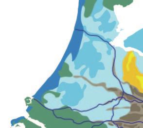 Gidsmodellen zijn beeldende schema s die per landschapstype een indicatie geven van kansrijke ruimtelijke structuren voor klimaatadaptatie. Dit gebeurt door een visualisatie van 3 lagen: 1.