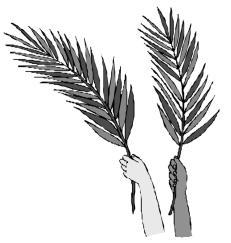 -5- Agenda en vergaderingen dinsdag 11 april 20.00 uur: Parochiebestuur Uitnodiging Palmzondag Jezus werd ingehaald met palmtakken in Jeruzalem. Ook wij zullen dat doen!
