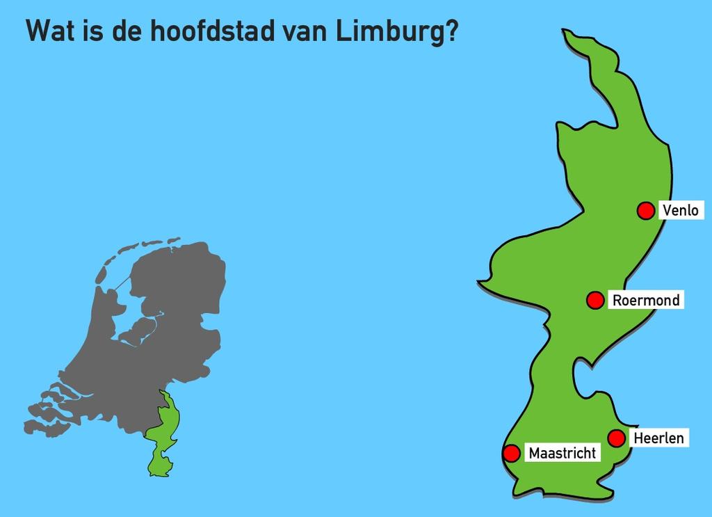 Welke provincie hoofdstad hoort bij LIMBURG? a.