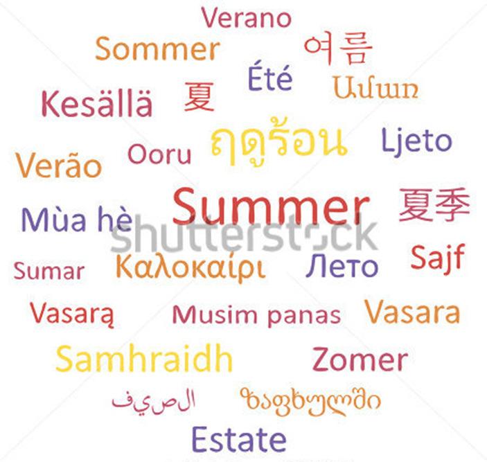 De vier jaargetijden: de zomer Onze voorouders, de Indo-Europeanen, onderscheidden maar twee seizoenen, winter en zomer. We hebben t dan over t vierde millennium voor t begin van onze jaartelling.