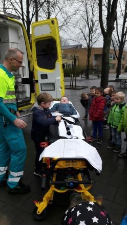 Dank je wel papa van Paolo dat je met de ambulance wilde