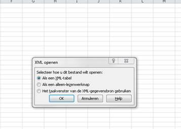 xml bestand Schermvoorbeeld 10 opslaan als open een leeg Excelblad en sleep het TBG-i.