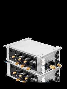 PAC PACMK31BC PACMK51BC Multi Split Branch Boxes voor PUMY Voordelen Voor een koppeling van twee branch boxes kan gebruik gemaakt worden van gewone koeltechnische tstukken.
