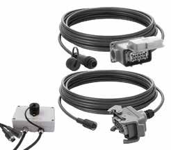 36 kabels kabelverlengsets 0303960 Kabelverlenging bakwagen - aanhang wagen (handmatig) Twee camerakabels