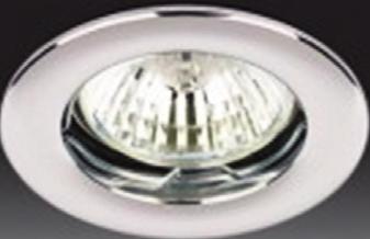 055-534 5905 Inbouwspots voor Halogeen & Led 12V/230V 35mm Inbouwspot vast De inbouwspots 35mm. vast zijn bedoeld voor 12 volt halogeenlampen en ledlampen.