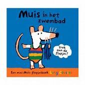 Op donderdag 18 mei gaan we voorlezen uit het prentenboek Muis in het zwembad van Lucy Cousins. Muis gaat naar het zwembad. Ze moet haar kleren uittrekken en haar badpak aandoen.