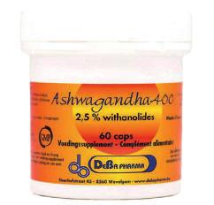 ASHWAGANDHA (400 mg) energie Ashwagandha ondersteunt het geestelijk en lichamelijk prestatievermogen.